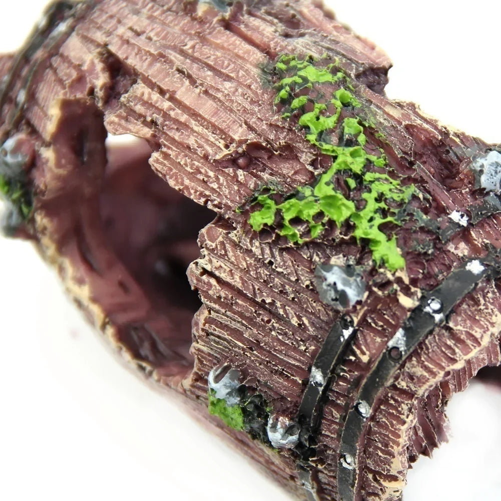 Barrel aquarium ornament