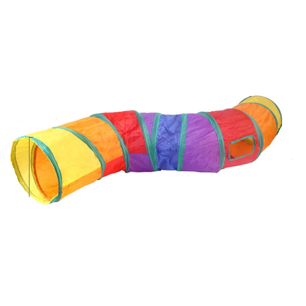 Cat Tunnel Tube Foldable Cat Toys Kitty Training Interactive Fun Toy Tunnel Bored for Puppy Kitten Pet Supplies Cat Accessories