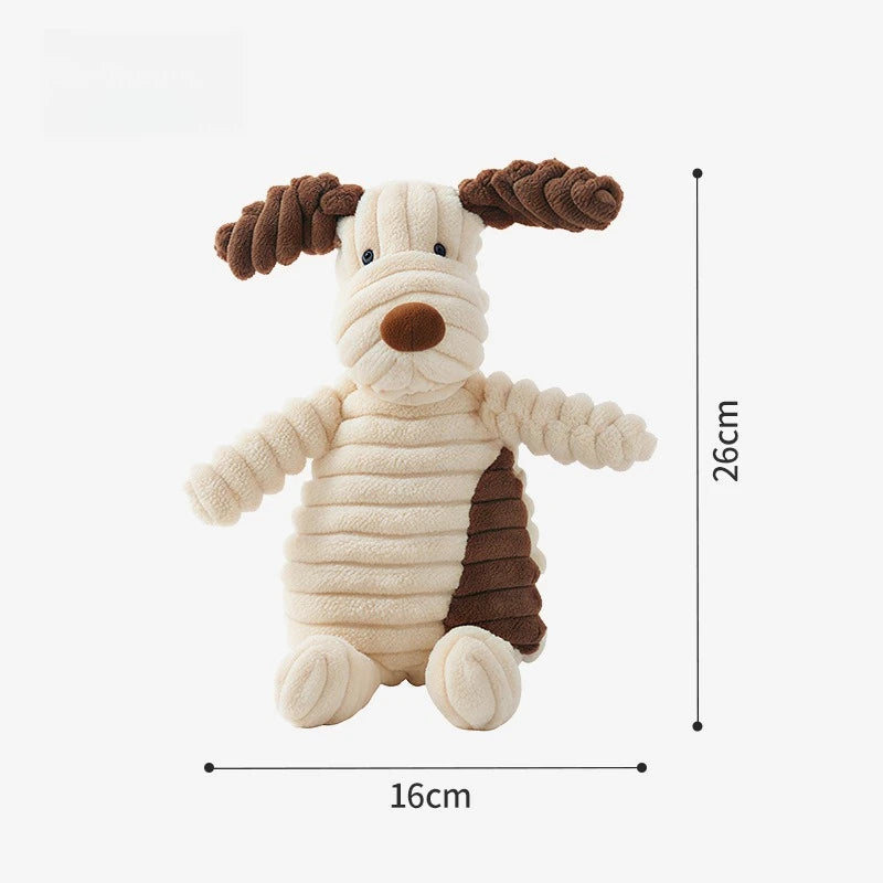 Dog sleeping with a dog hug duck toys to relieve boredom of little yellow duck pet interactive plush doll pet supplies