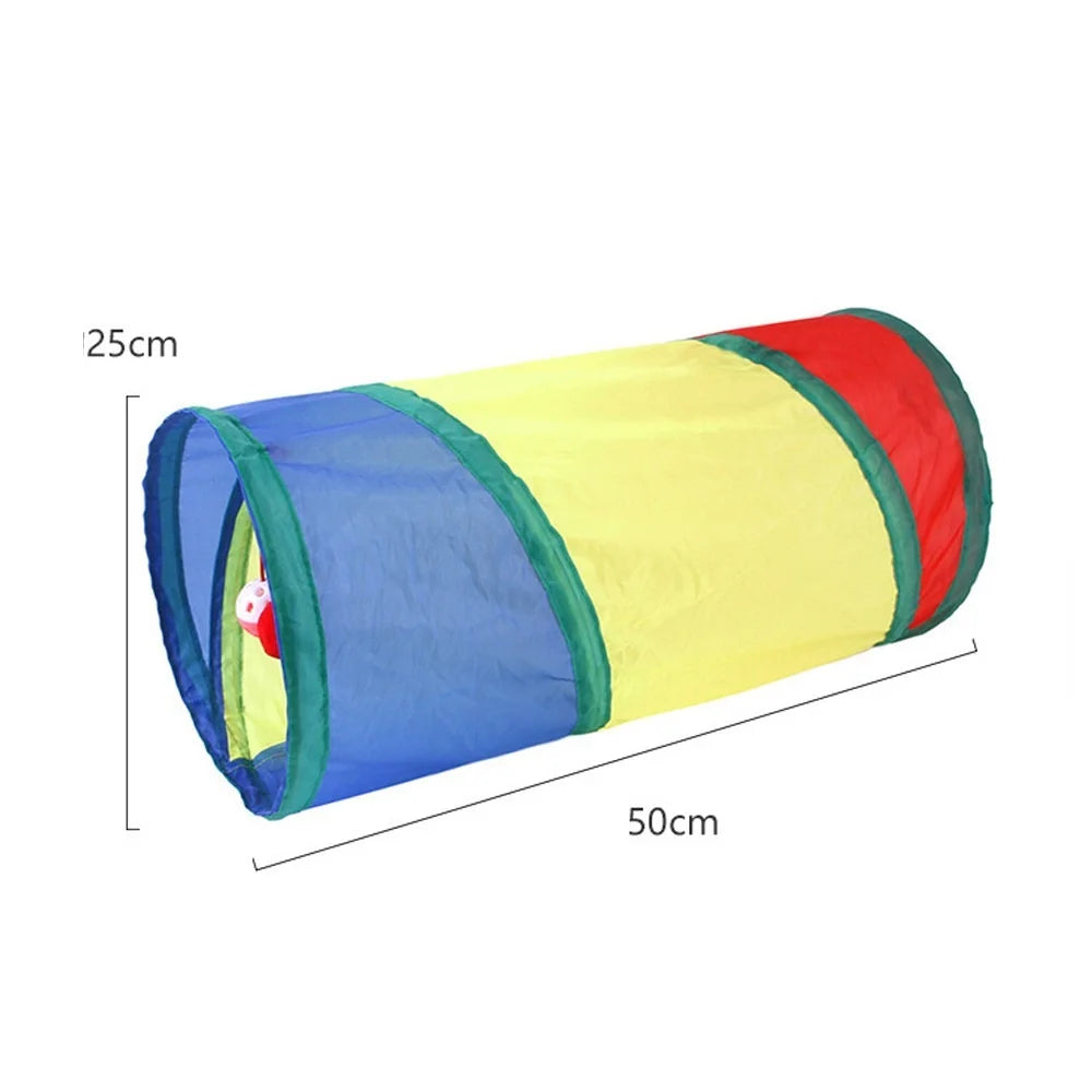 Cat Tunnel Tube Foldable Cat Toys Kitty Training Interactive Fun Toy Tunnel Bored for Puppy Kitten Pet Supplies Cat Accessories