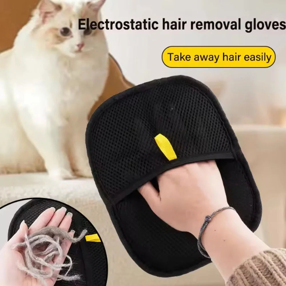Hair removal glove