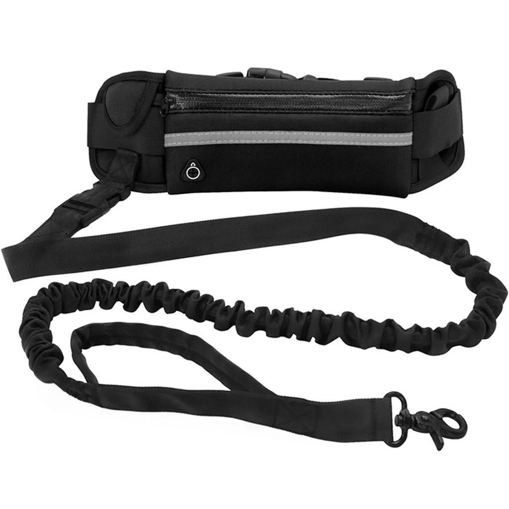 Hands free running leash