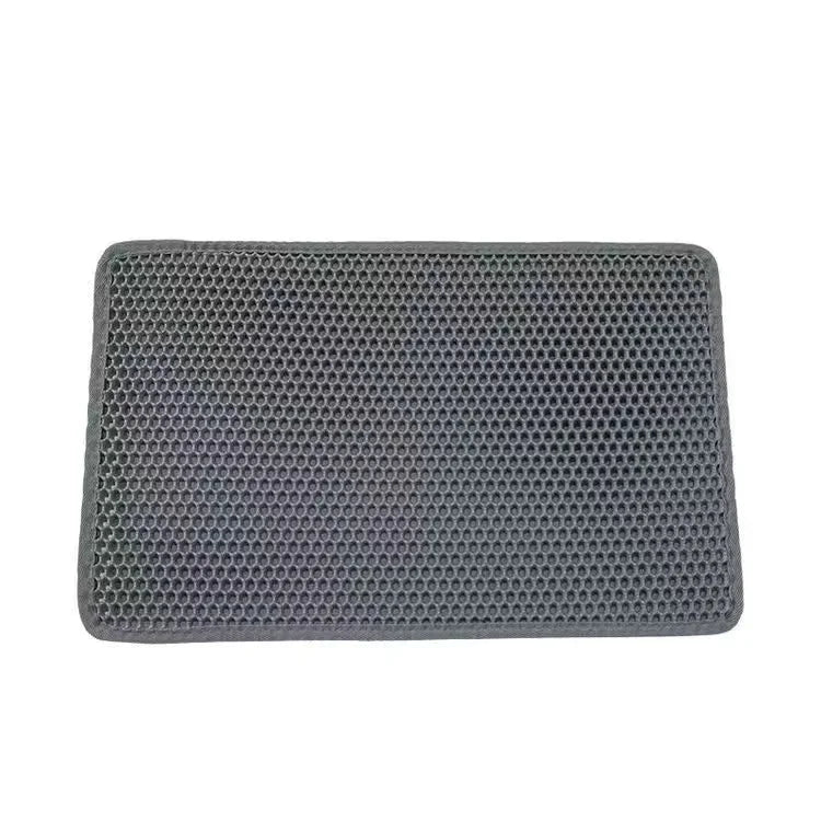 Double layer litter mat