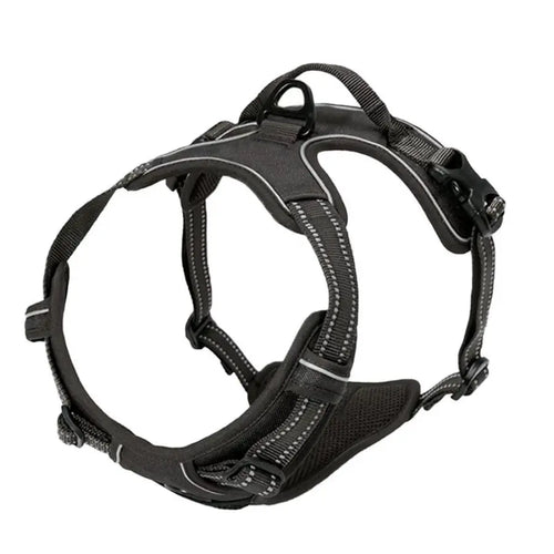 Adjustable No Pull Dog Harness Front Clip Reflective Comfortable Handle for Medium to Large Dogs Walking