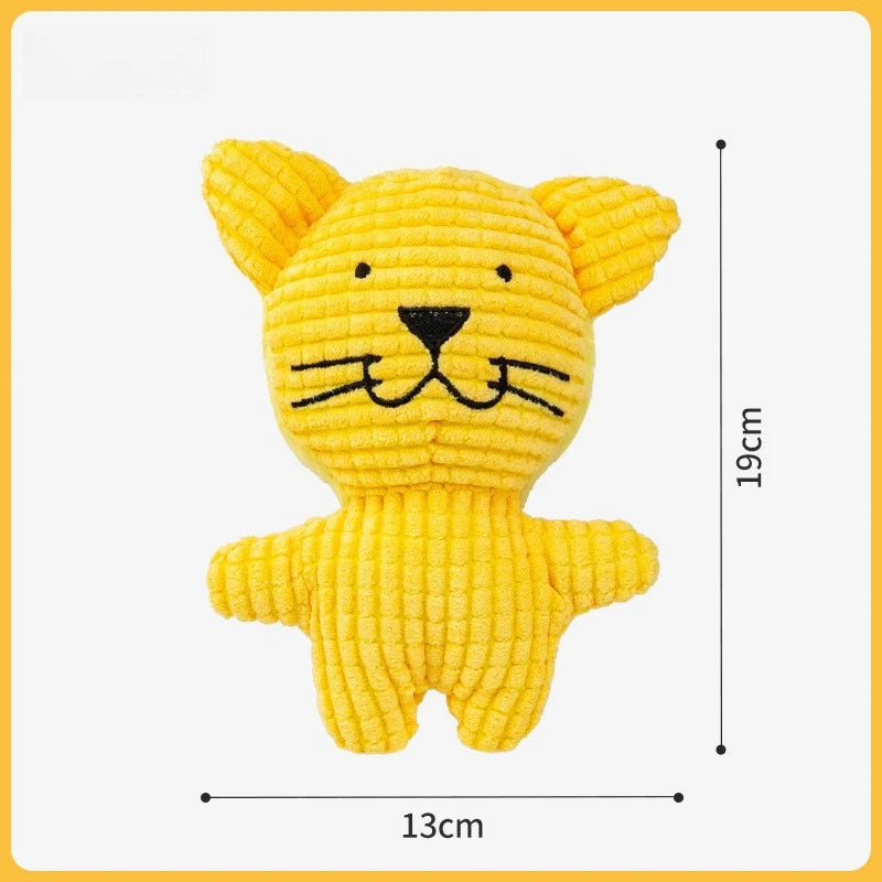 Dog sleeping with a dog hug duck toys to relieve boredom of little yellow duck pet interactive plush doll pet supplies